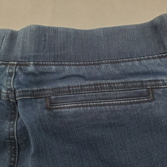 Lee Platinum Label Natural Fit Jeans Barely Bootcut Blue Stretch Waist Womens 6 - Picture 14 of 14